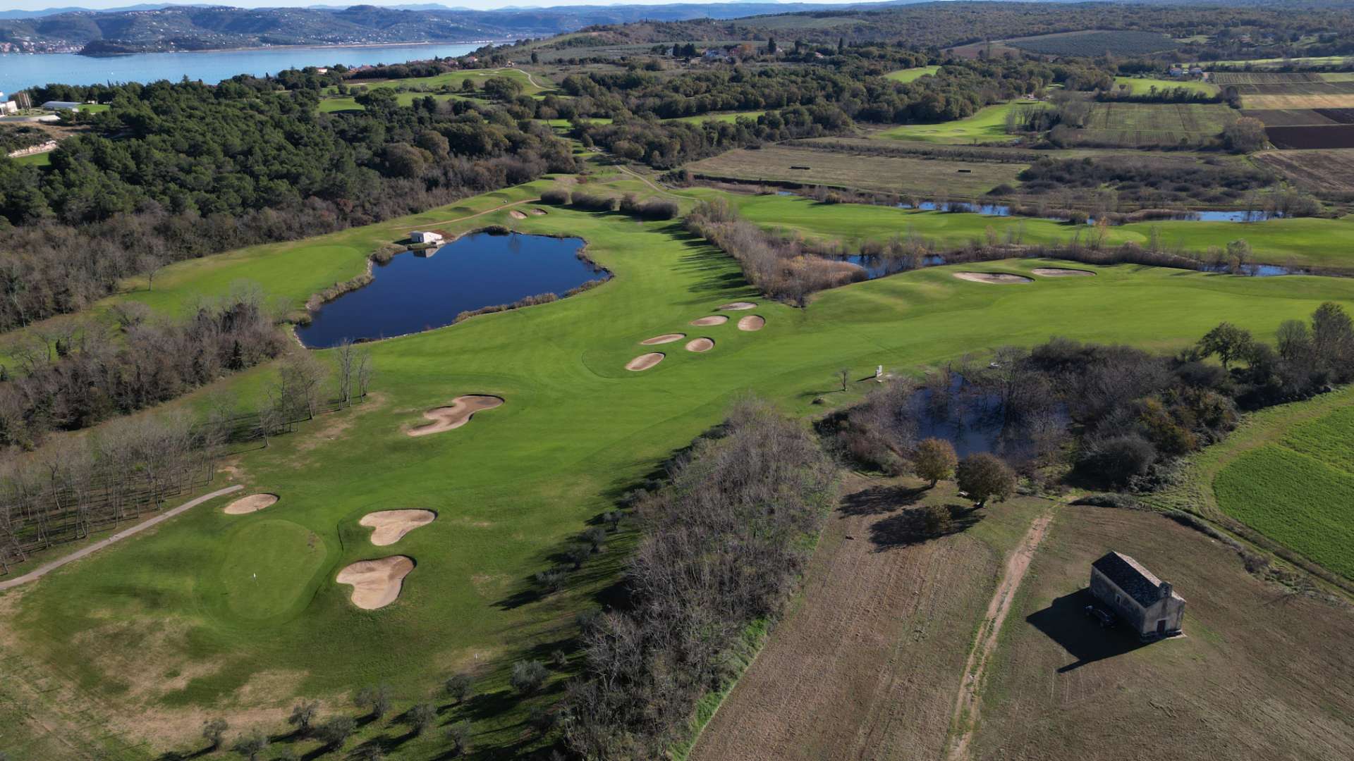 Adriatic golf igralište iz zraka